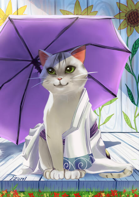 Samurai Cat (Gintama inspired)